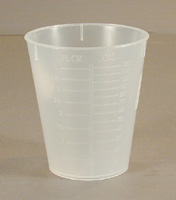 Cups-Plastic Graduated 4 ounce